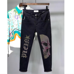 men  Rhinestone jeans 04