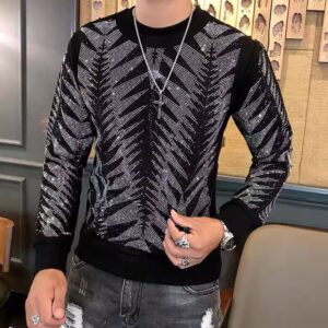 03 plein ali brand men rhinestones sweatshirt