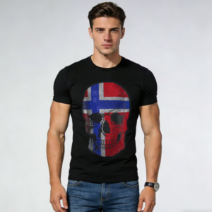 Men’s Trendy High-Quality Cotton Tee with Rhinestone Design