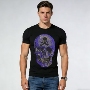Latest Men’s Fashion Tee, High Quality Cotton & Hotfix Rhinestones