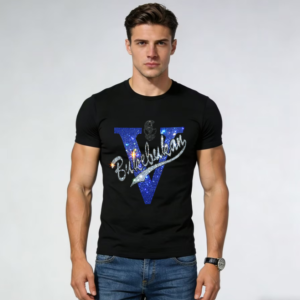 High Quality Men’s Everyday Casual Tee with Rhinestone Accents
