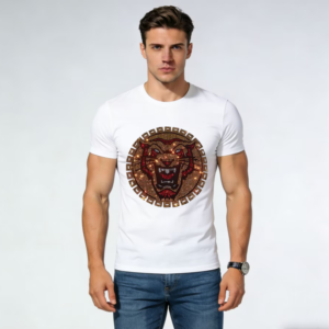 Premium Quality Men’s Rhinestone Embellished Casual T-Shirt