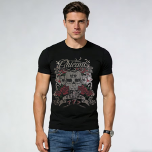 Casual Street Style T-Shirt for Men, High Quality Cotton Material